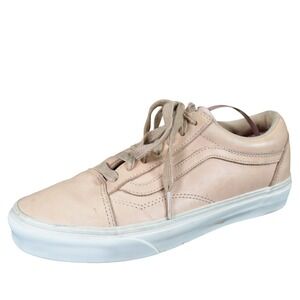 Vans Old Skool DX Women Leather Sneakers Size 7 Veggie Tan Casual Skate Classic